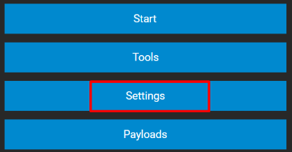 CPM settings button